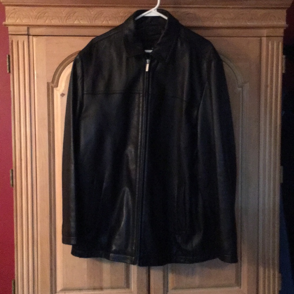 Mens leather jacket